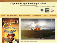 Tablet Screenshot of captainbarry.net